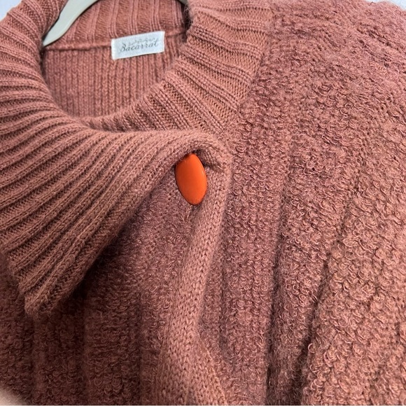 Vintage bacarrat womens Wool Blend oversized coat M/L mohair grand baggy - Picture 7 of 13